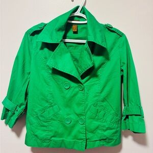 Copper Key Green Cotton Top